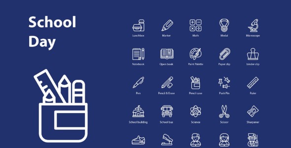 Набор иконок на тему science