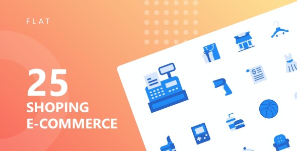 Набор иконок на тему shopping