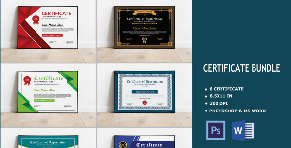 Шаблон сертификата на тему графика