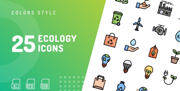 Набор иконок на тему nature