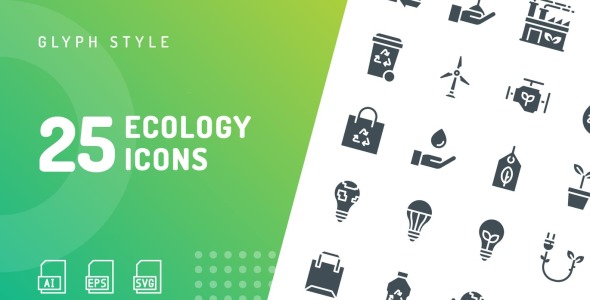 Набор иконок на тему nature