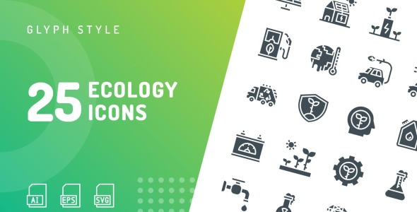 Набор иконок на тему nature