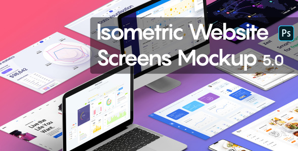 Мокап для продукта на тему графика