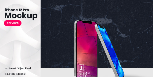 Мокап для продукта на тему графика