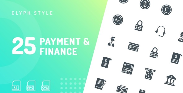 Набор иконок на тему финансы