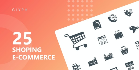 Набор иконок на тему shopping