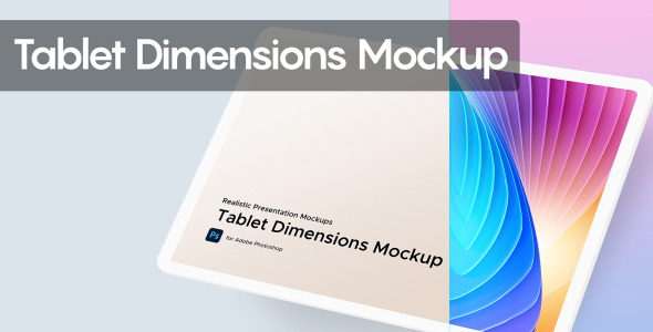 Мокап для продукта на тему графика