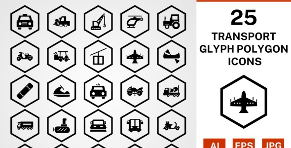 Набор иконок на тему transport