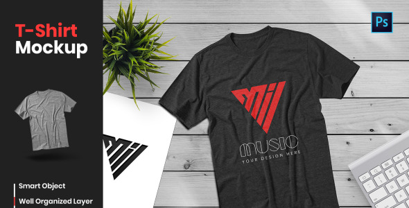 Мокап для продукта на тему графика