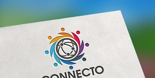 Шаблон логотипа на тему графика