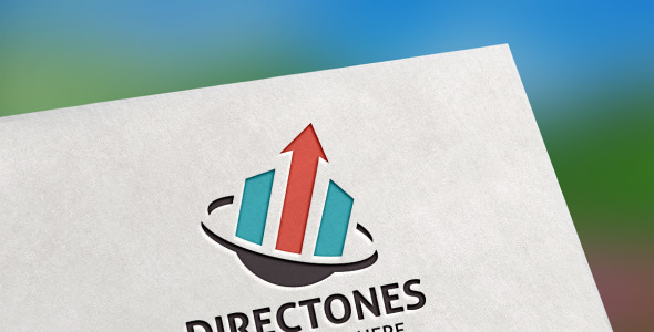 Шаблон логотипа на тему графика