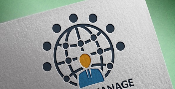 Шаблон логотипа на тему графика