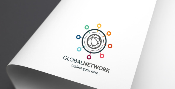 Шаблон логотипа на тему графика