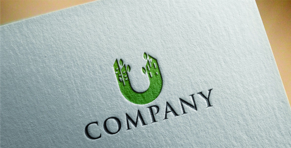 Шаблон логотипа на тему графика