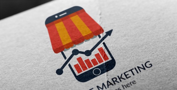 Шаблон логотипа на тему графика