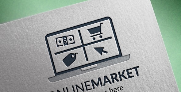 Шаблон логотипа на тему графика