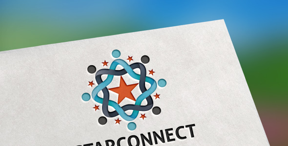 Шаблон логотипа на тему графика