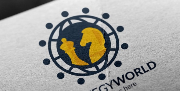 Шаблон логотипа на тему графика