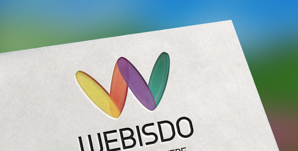 Шаблон логотипа на тему графика