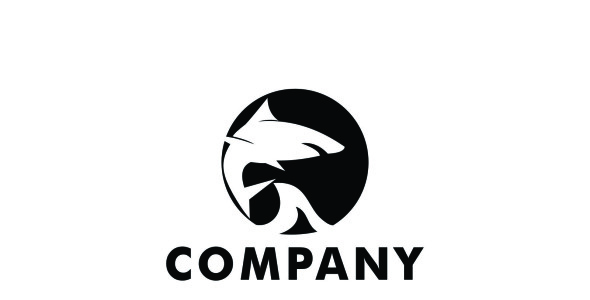 Шаблон логотипа на тему графика