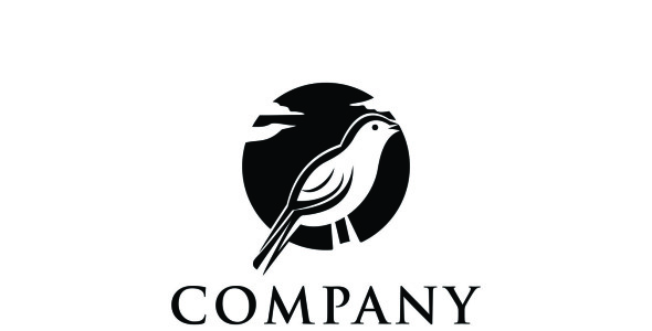 Шаблон логотипа на тему графика