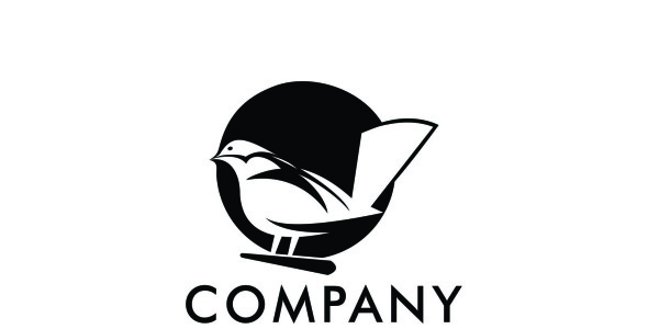 Шаблон логотипа на тему графика