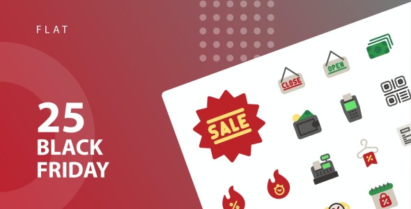 Набор иконок на тему shopping