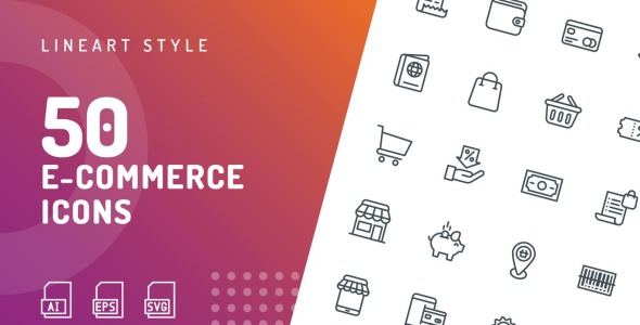 Набор иконок на тему shopping