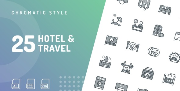 Набор иконок на тему travel