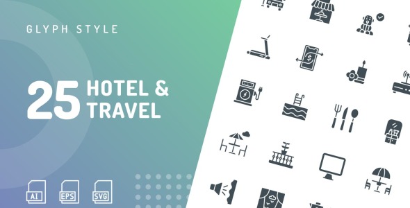 Набор иконок на тему travel