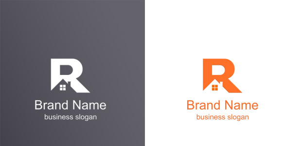 Шаблон логотипа на тему графика