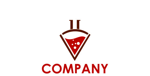 Шаблон логотипа на тему графика