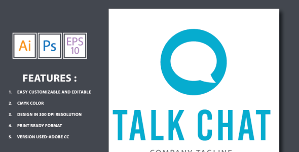 Шаблон логотипа на тему графика