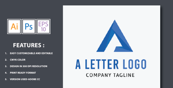 Шаблон логотипа на тему графика