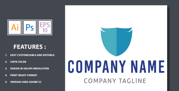 Шаблон логотипа на тему графика