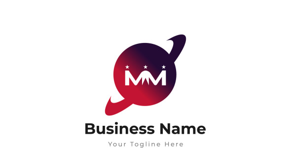 Шаблон логотипа на тему графика