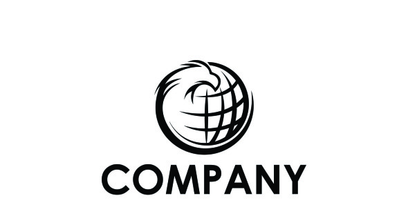 Шаблон логотипа на тему графика