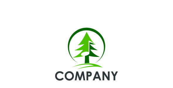 Шаблон логотипа на тему графика