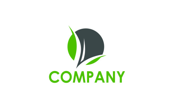 Шаблон логотипа на тему графика