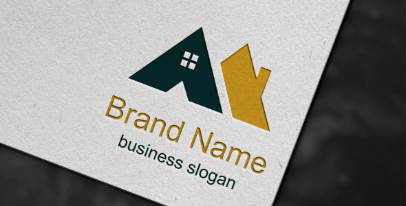 Шаблон логотипа на тему графика