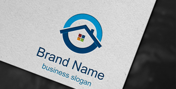 Шаблон логотипа на тему графика