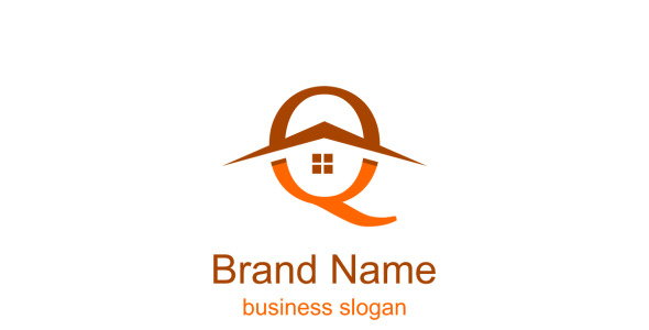 Шаблон логотипа на тему графика