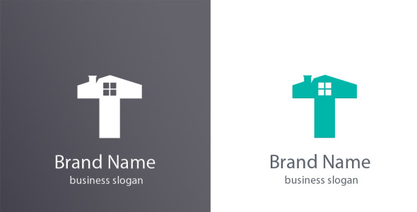 Шаблон логотипа на тему графика