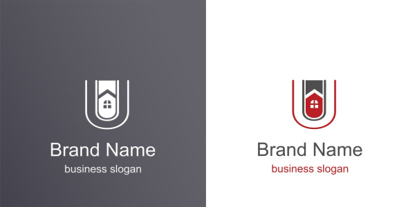 Шаблон логотипа на тему графика