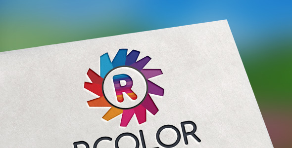 Шаблон логотипа на тему графика