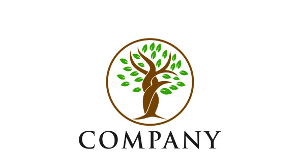 Шаблон логотипа на тему графика