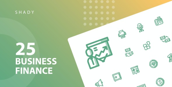 Набор иконок на тему финансы