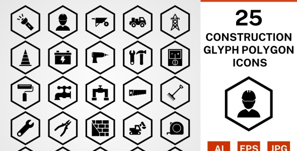 Набор иконок на тему industrial