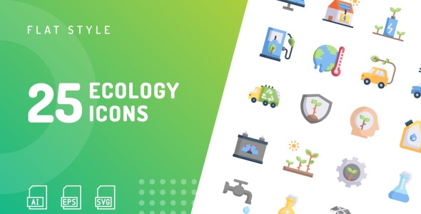 Набор иконок на тему nature