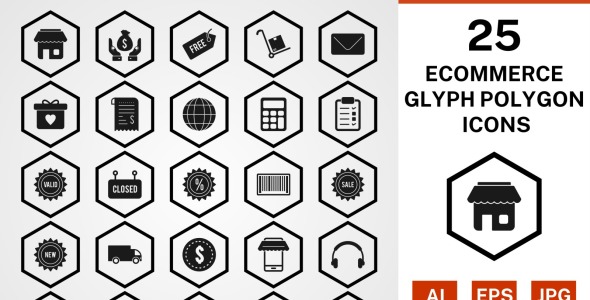 Набор иконок на тему shopping